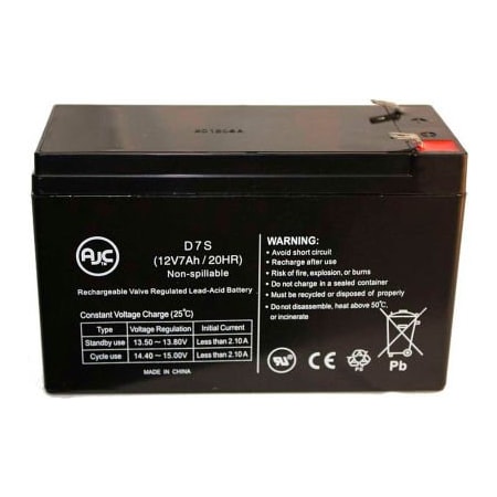 Battery Clerk AJC MK MK ES7-12F1 12V 7Ah Sealed Lead Acid Battery MK-ES7-12F1-MK-12V-7Ah-SLA